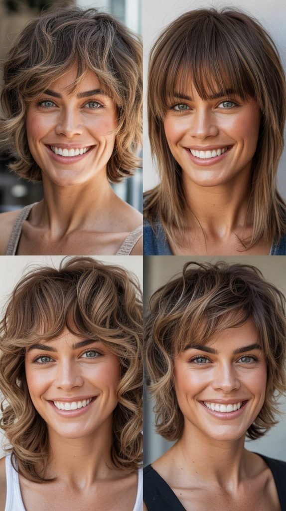 . Choppy Layers with Piecey Bangs