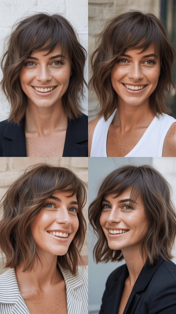  Textured Lob with Razored Side Fringe