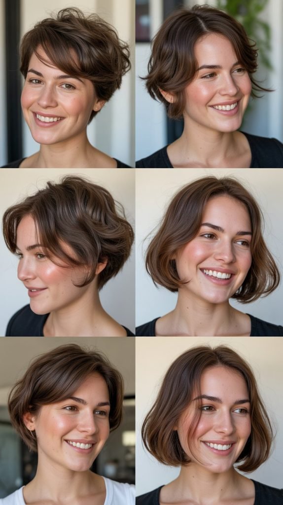 Choppy Layered Pixie-to-Bob Transition