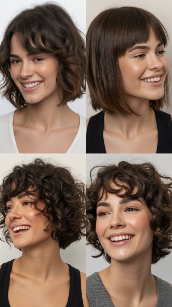 Shattered Bob with Piecey Bangs