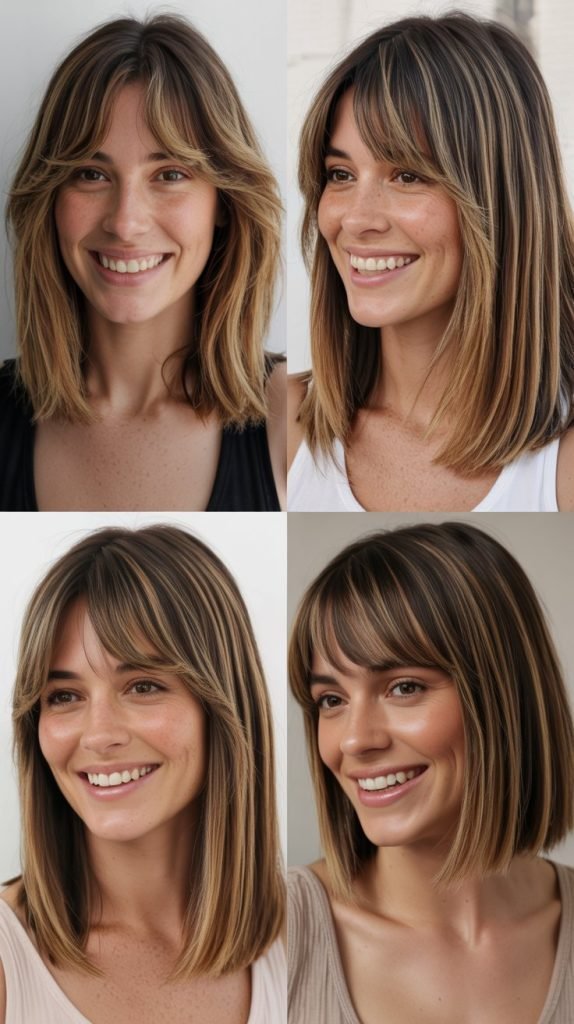 
Long Bob With Bardot Bangs
