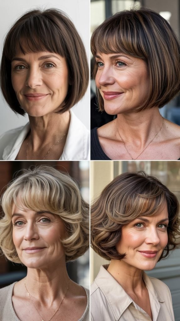 Bouncy Bob with Arched Bangs