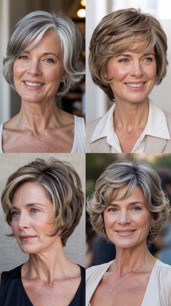 . Stacked Bob with Exposed Nape