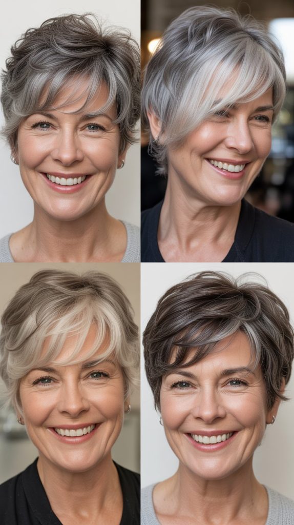 Asymmetrical Crop with Textured Fringe