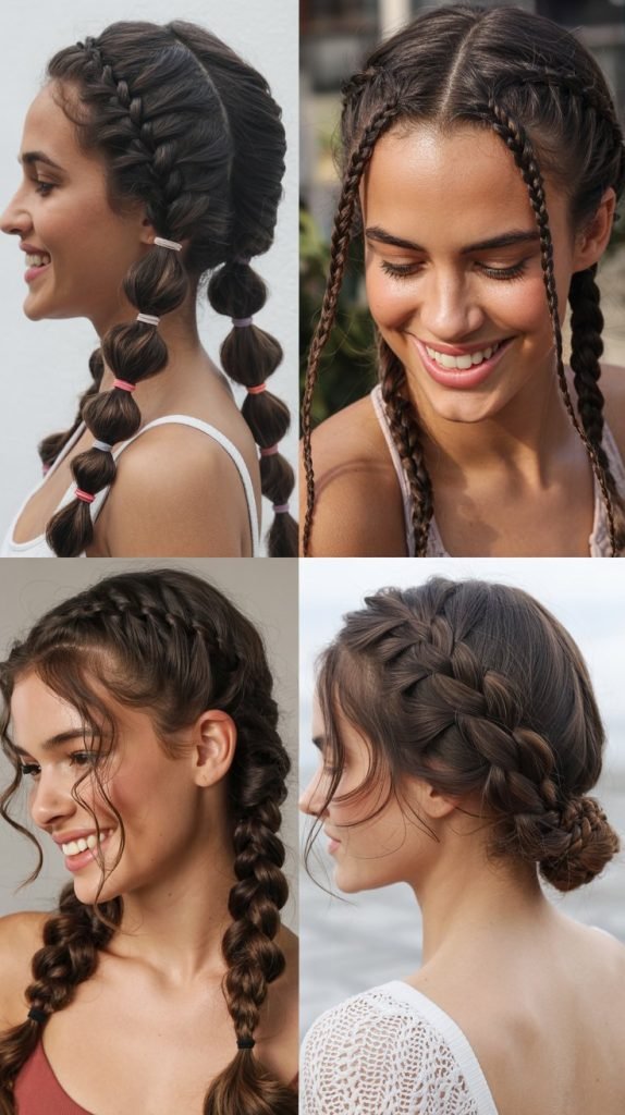 Bubble Braid Ponytail