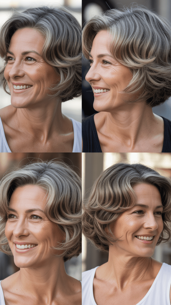  Tousled Bob with Beachy Waves