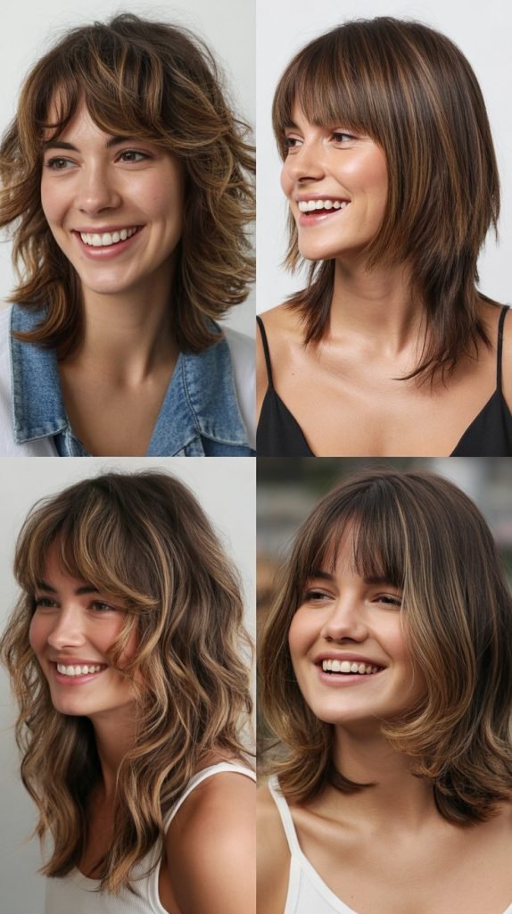  Shaggy Long Bob With Piece-y Bangs