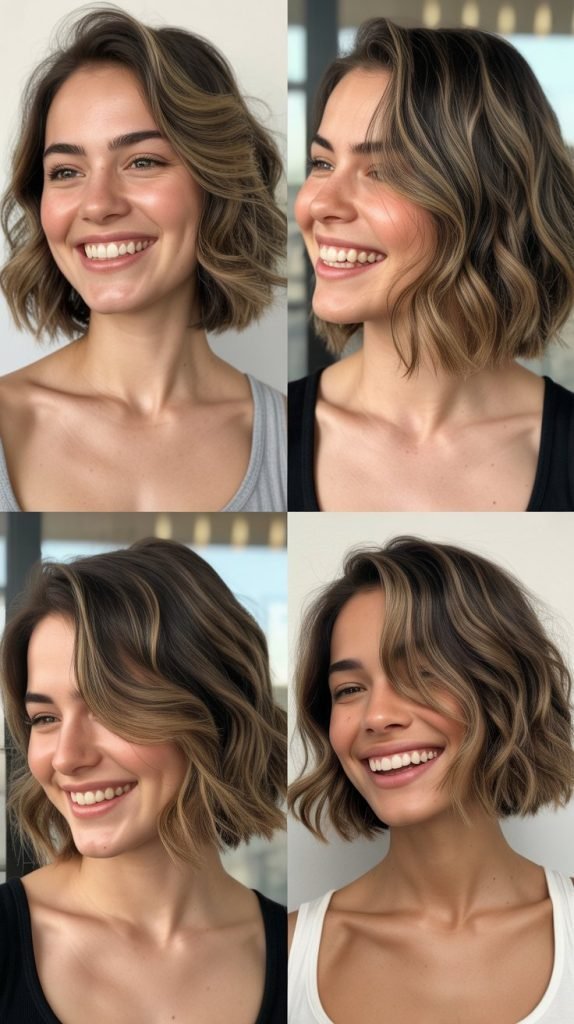 Inverted Wavy Bob