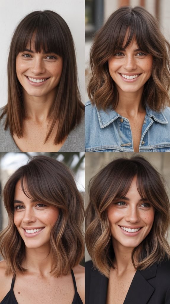  Long Bob With Disconnected Bangs