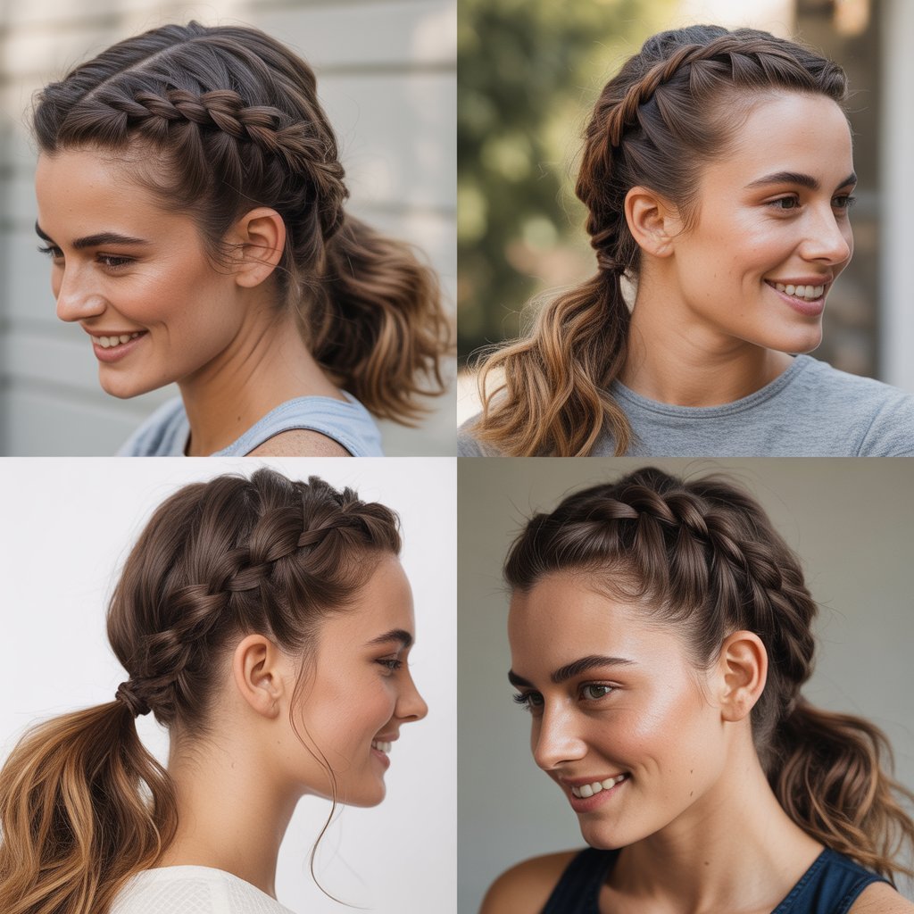 The Rope Braid Ponytail