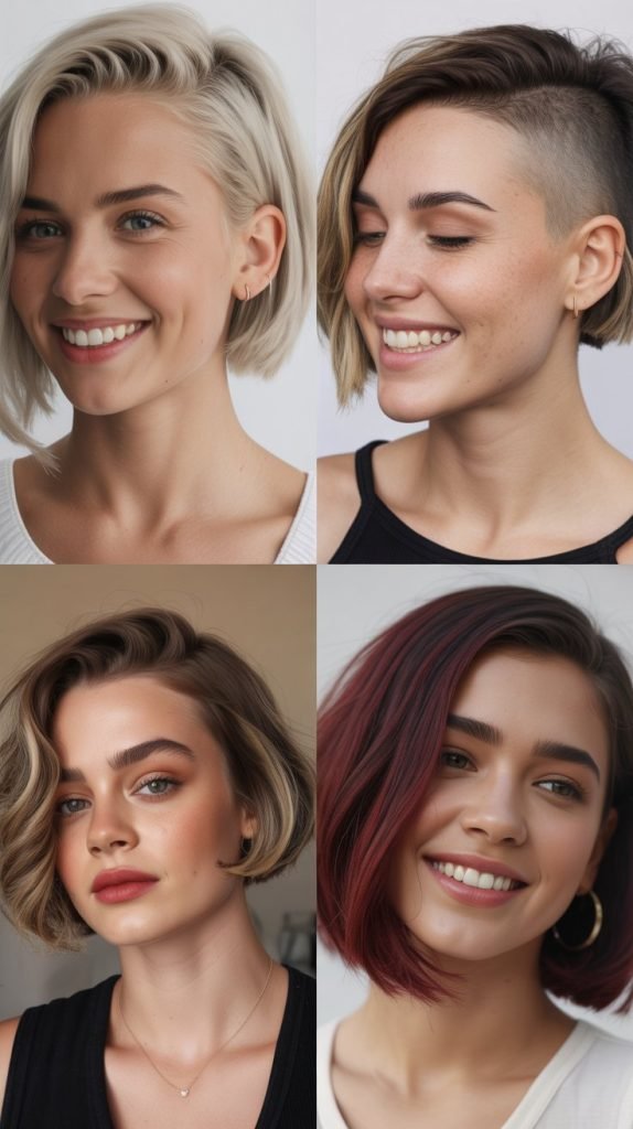  Inverted Bob with Undercut