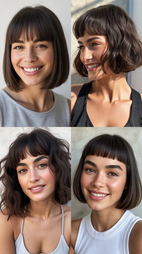  Blunt Cut Bob With Micro Bangs