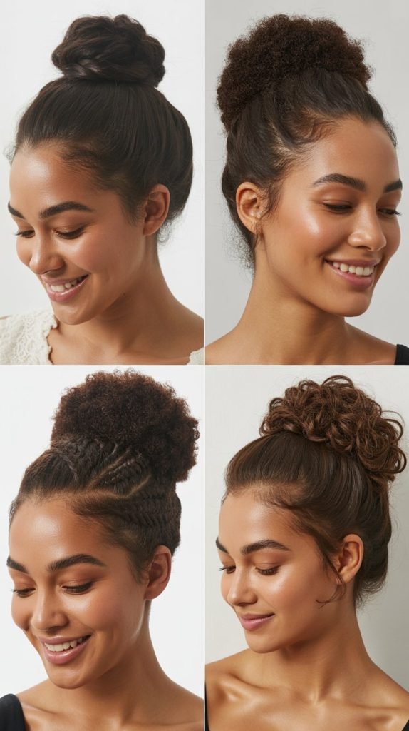  Knotted Low Bun