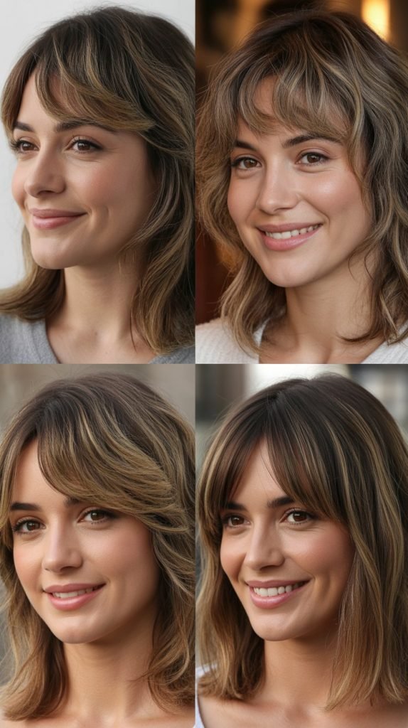 Wispy Peek-a-Boo Bangs