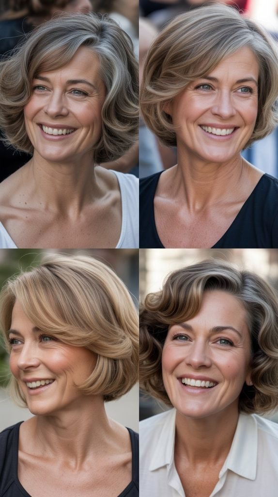 Side Part Bob with Volume