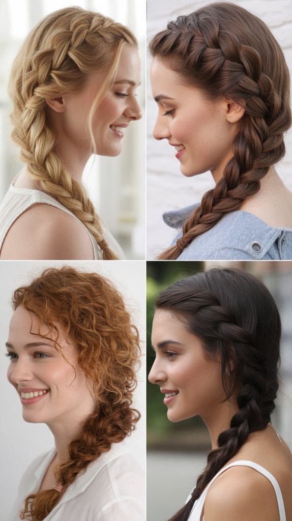 The Half-Up Crown Braid