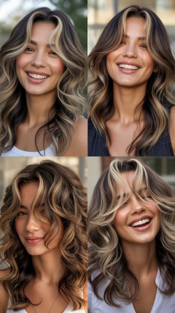 Wolf Cut with Money Pieces