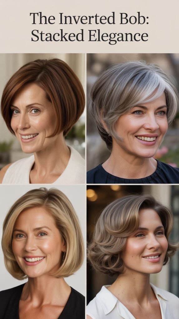 The Inverted Bob: Stacked Elegance