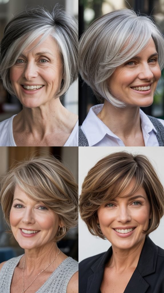 Graduated Bob with Point-Cut Ends