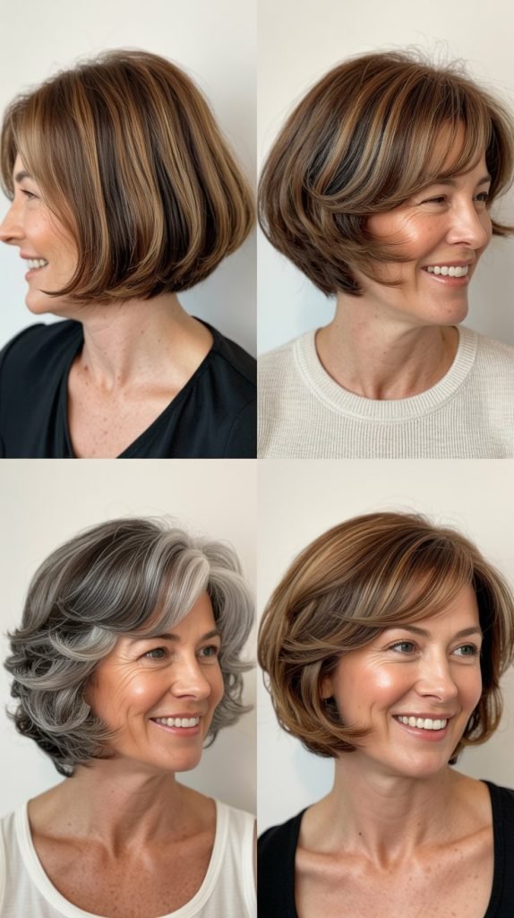 Blunt Bob with Internal Layers