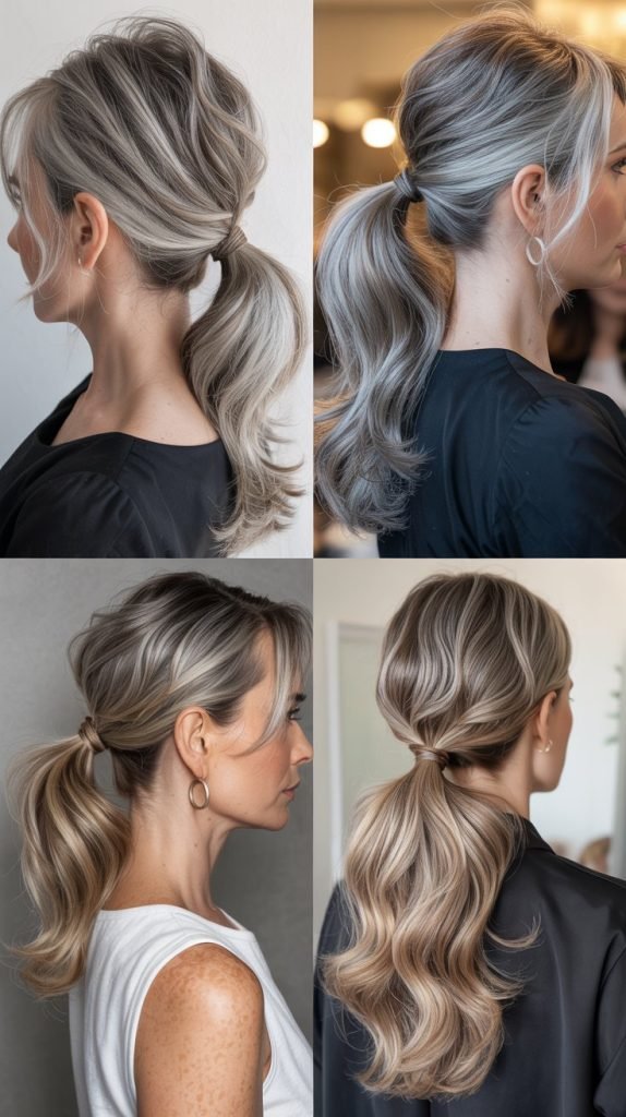 The Voluminous Ponytail with Hidden Extensions