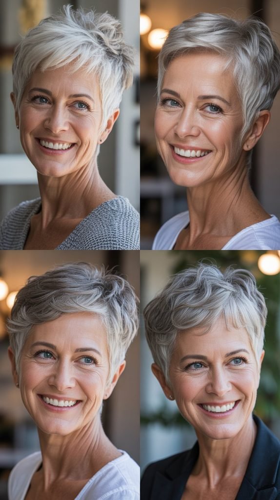 . Wispy Layered Pixie