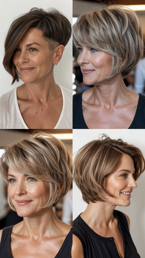 . Asymmetrical Undercut Bob