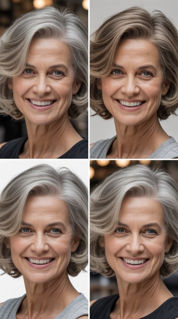 Graduated Bob with Volume at Crown