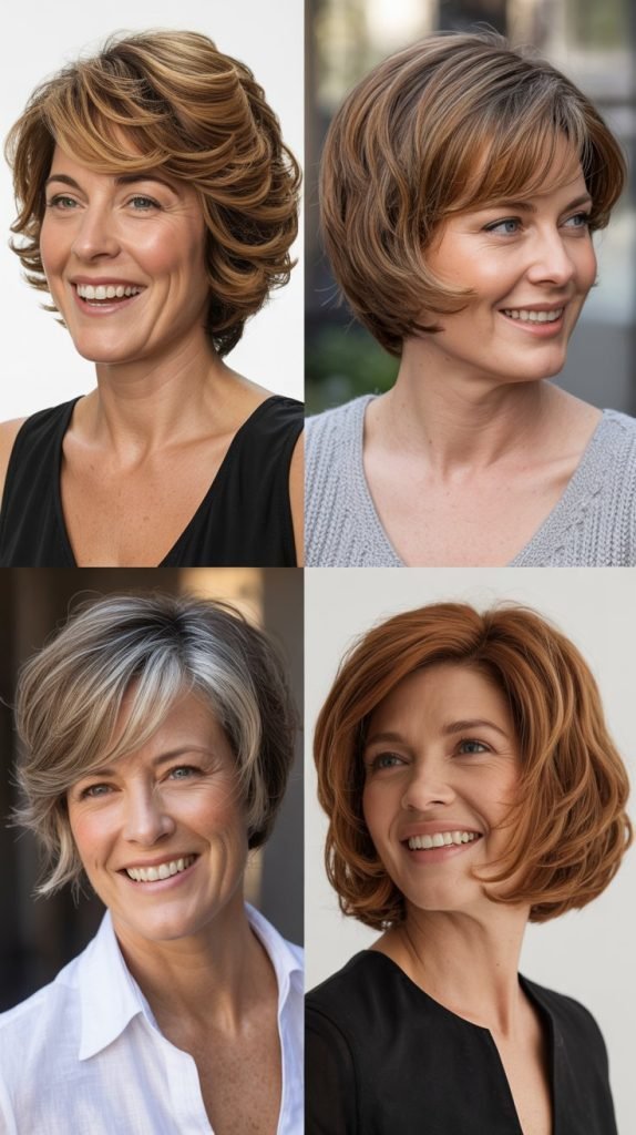 Inverted Bob with Volume at the Crown