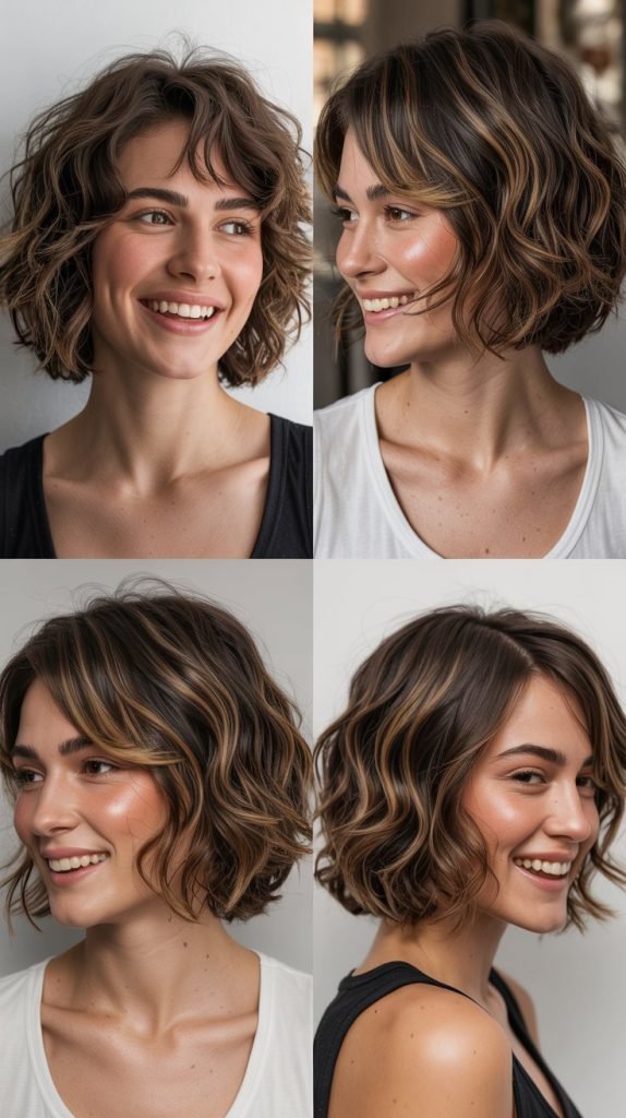 Shaggy Bob with Razored Ends