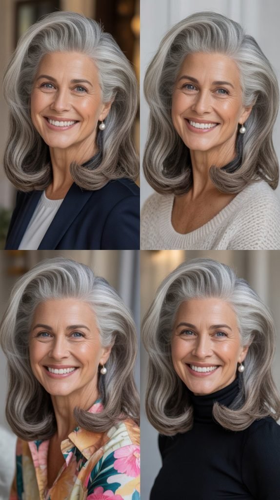 Voluminous Crown with Straight Ends