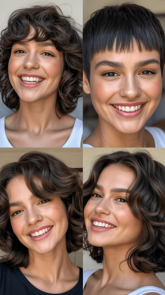  Shaggy Textured LOB With Choppy Micro Bangs