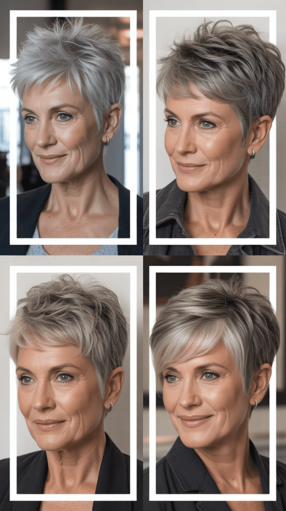 Spiky Textured Pixie with Height