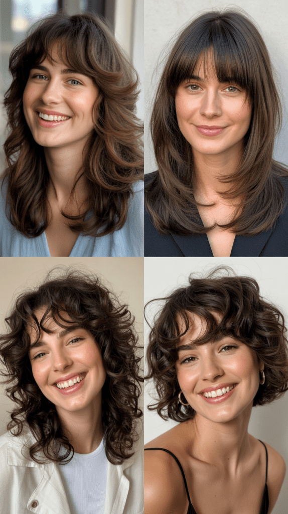  Interior Layers With See-Through Curtain Bangs