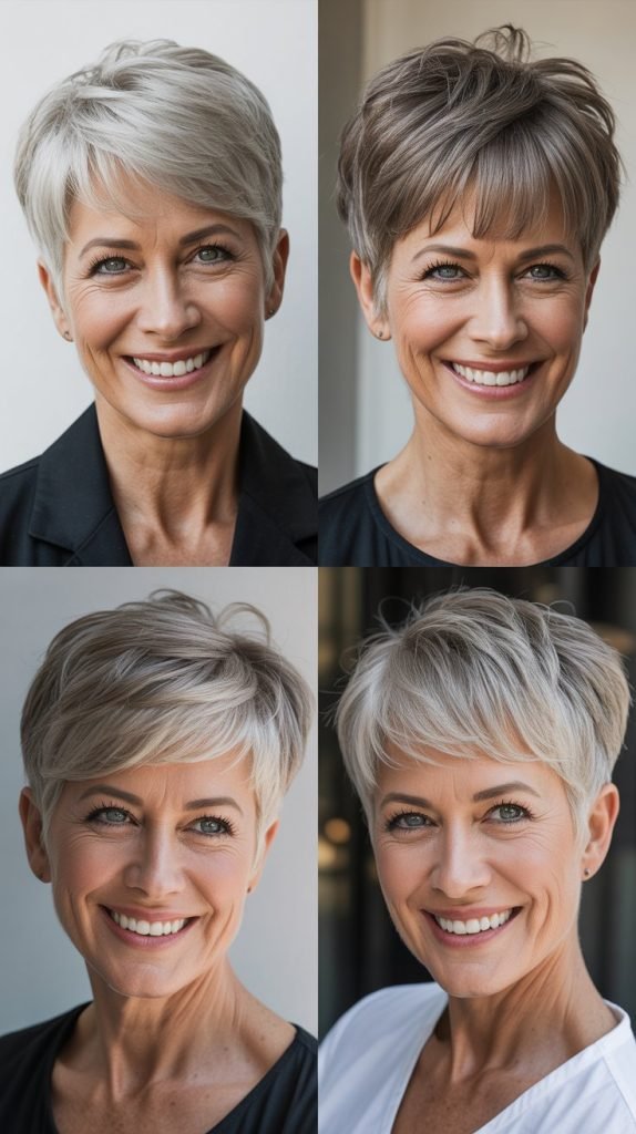 Pixie with Long Front Fringe