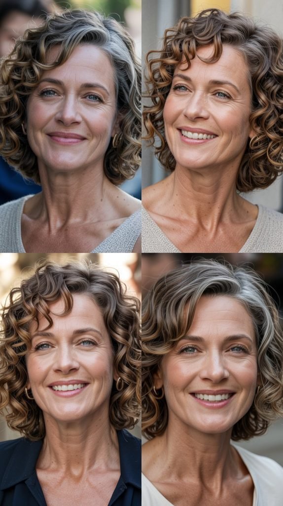 Shoulder-Length Layered Curls