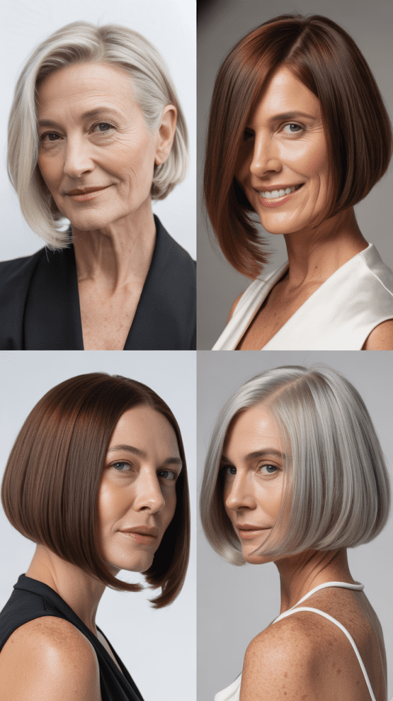 Sleek Angled Bob