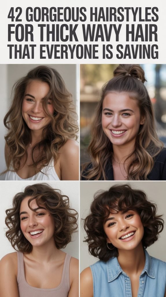 42 Gorgeous Hairstyles for Thick Wavy Hair That Everyone Is Saving