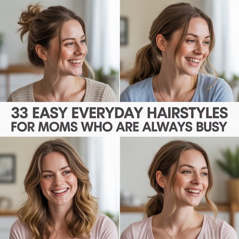 33 Easy Everyday Hairstyles for Moms Who Are Always Busy
