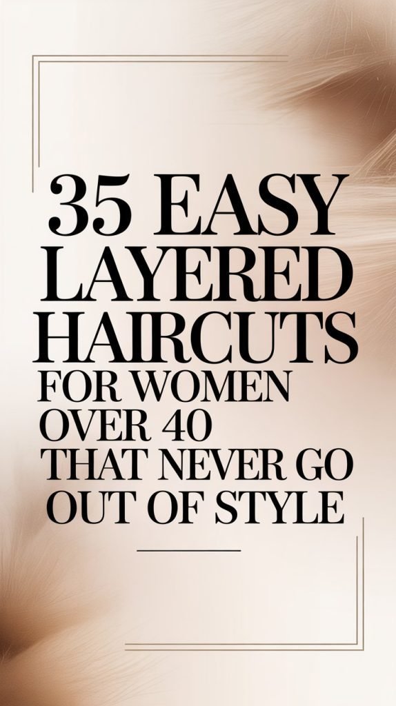 35 Easy Layered Haircuts for Women Over 40 That Never Go Out of Style