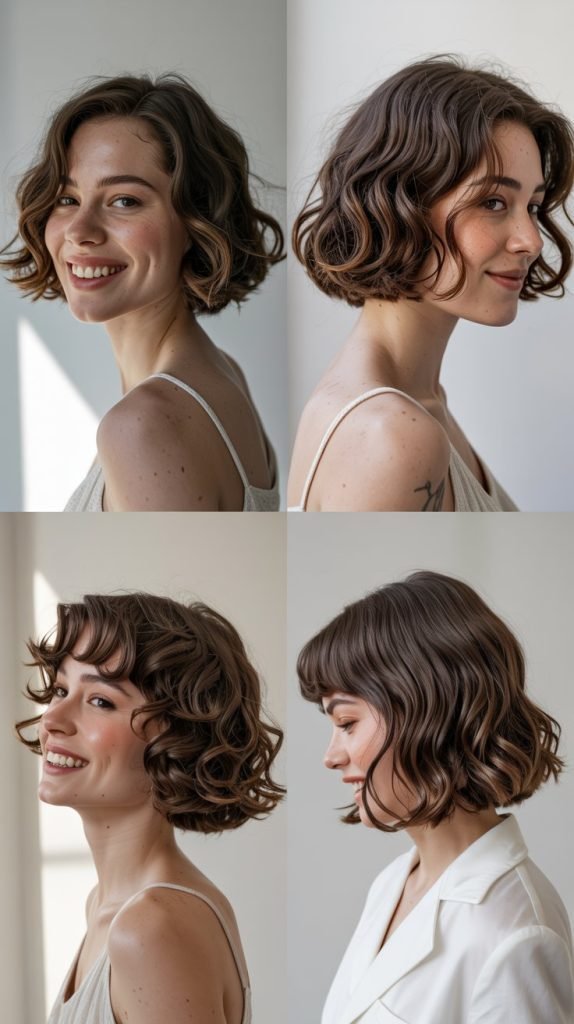 Minimalist Wavy Bob