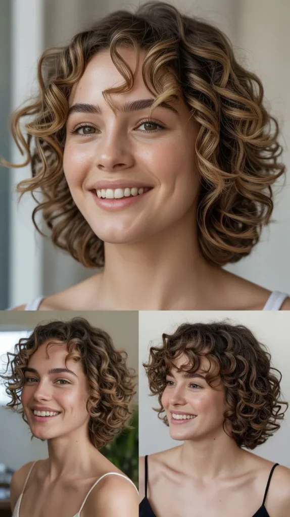  Bouncy Chin-Length Ringlets