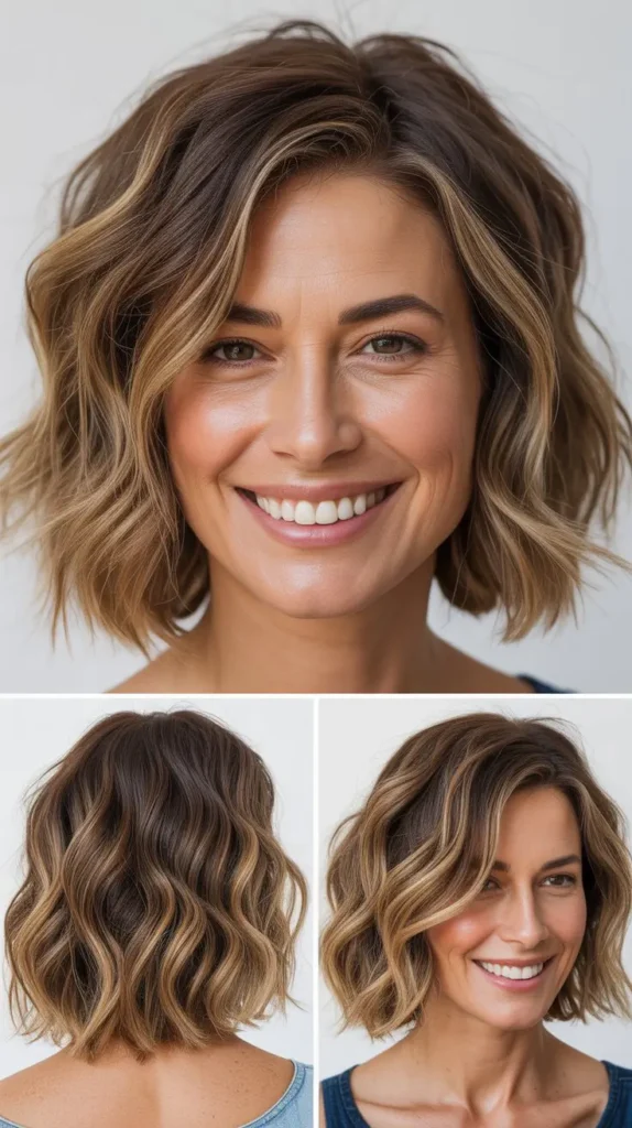 Tousled Bob with Balayage