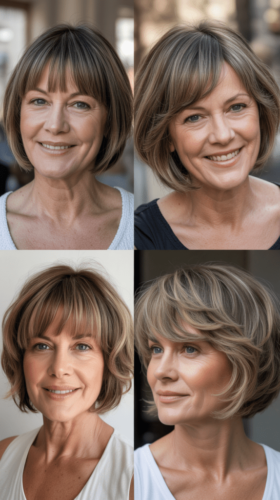 Choppy Bob with Bangs