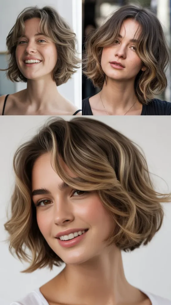 Wispy Layered Bob with Feathered Ends