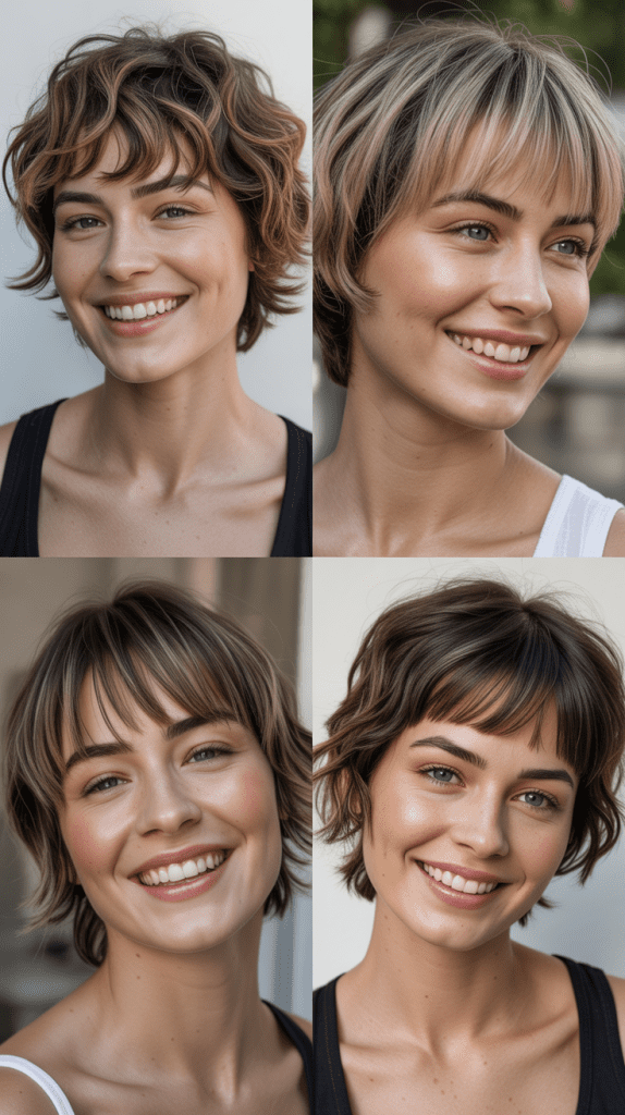 Short Shag with Bangs