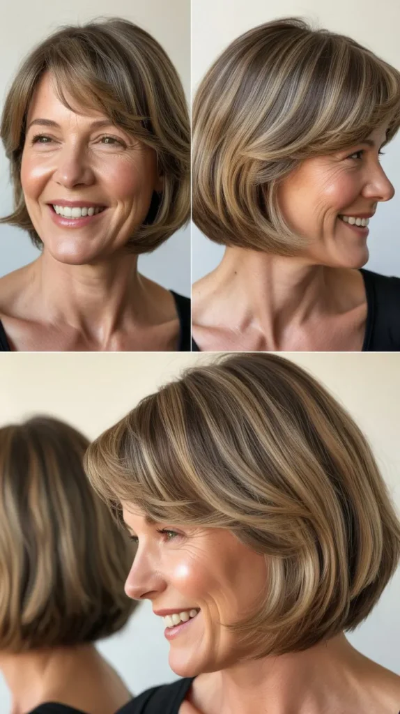 Bobbed with Face-Framing Layers: Strategic Softness