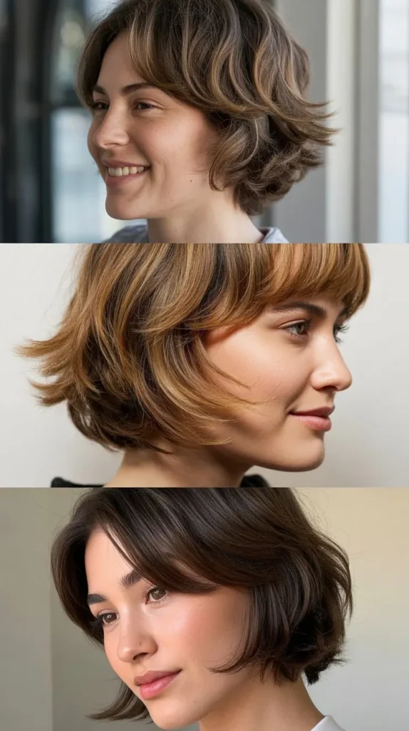 Chin-Length Cut with Feathered Layers