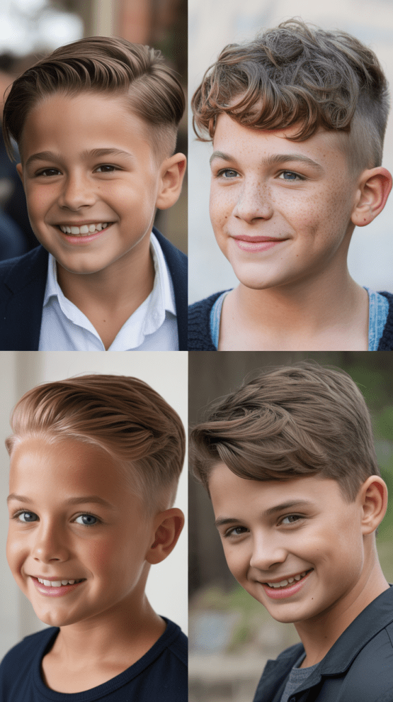 Side Swept with Low Fade