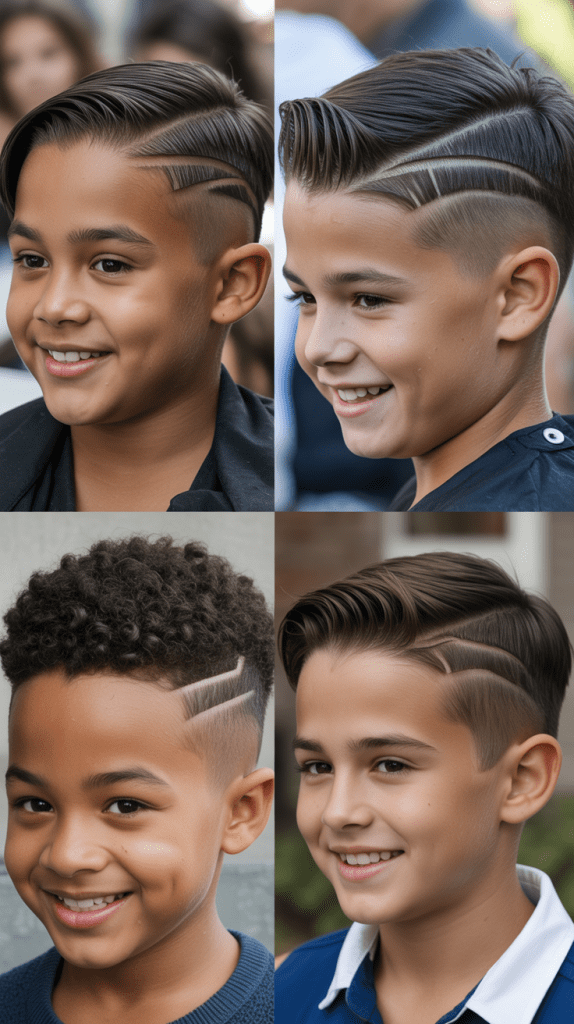 Side Part with Hard Line